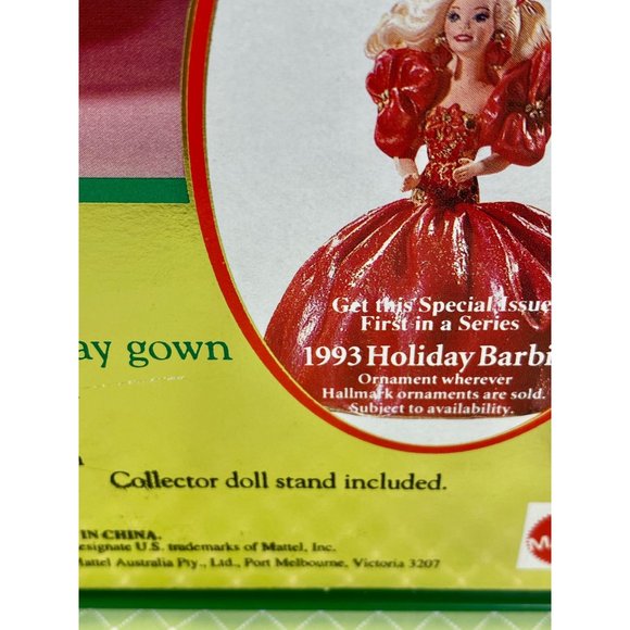 Barbie doll, Happy Holidays, Special Edition, NWOT (Unopened), so cute - Picture 7 of 11